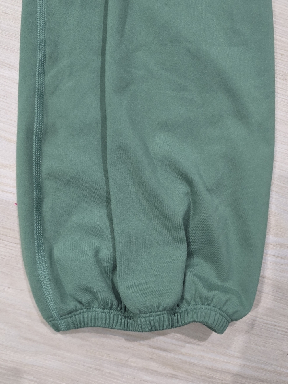 Mono B Venice Bubble Hem Leggings Green Size L - Picture 3 of 7